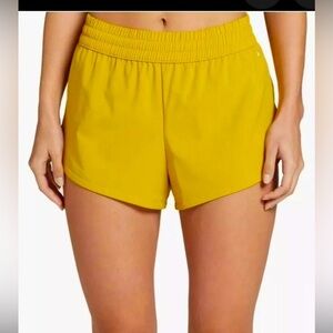 NWT DSG Women’s 3” Stride Run Grounded Yellow XL Athletic Shorts